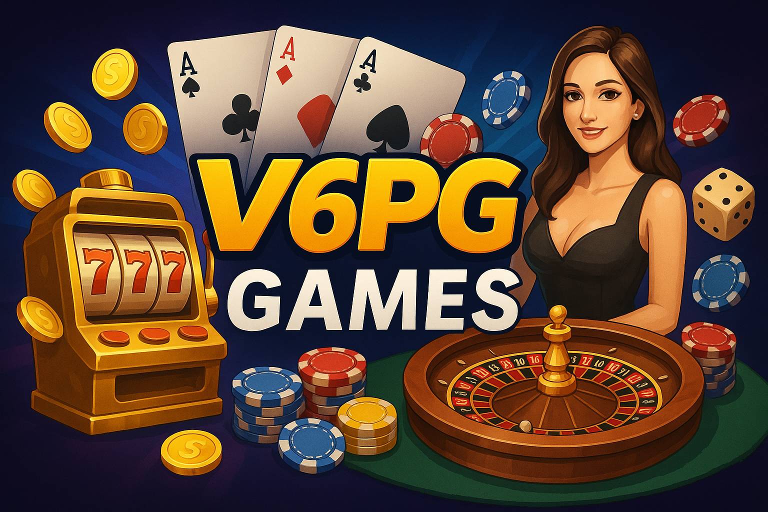 Jogos de cassino online inovadores e emocionantes na V6PG