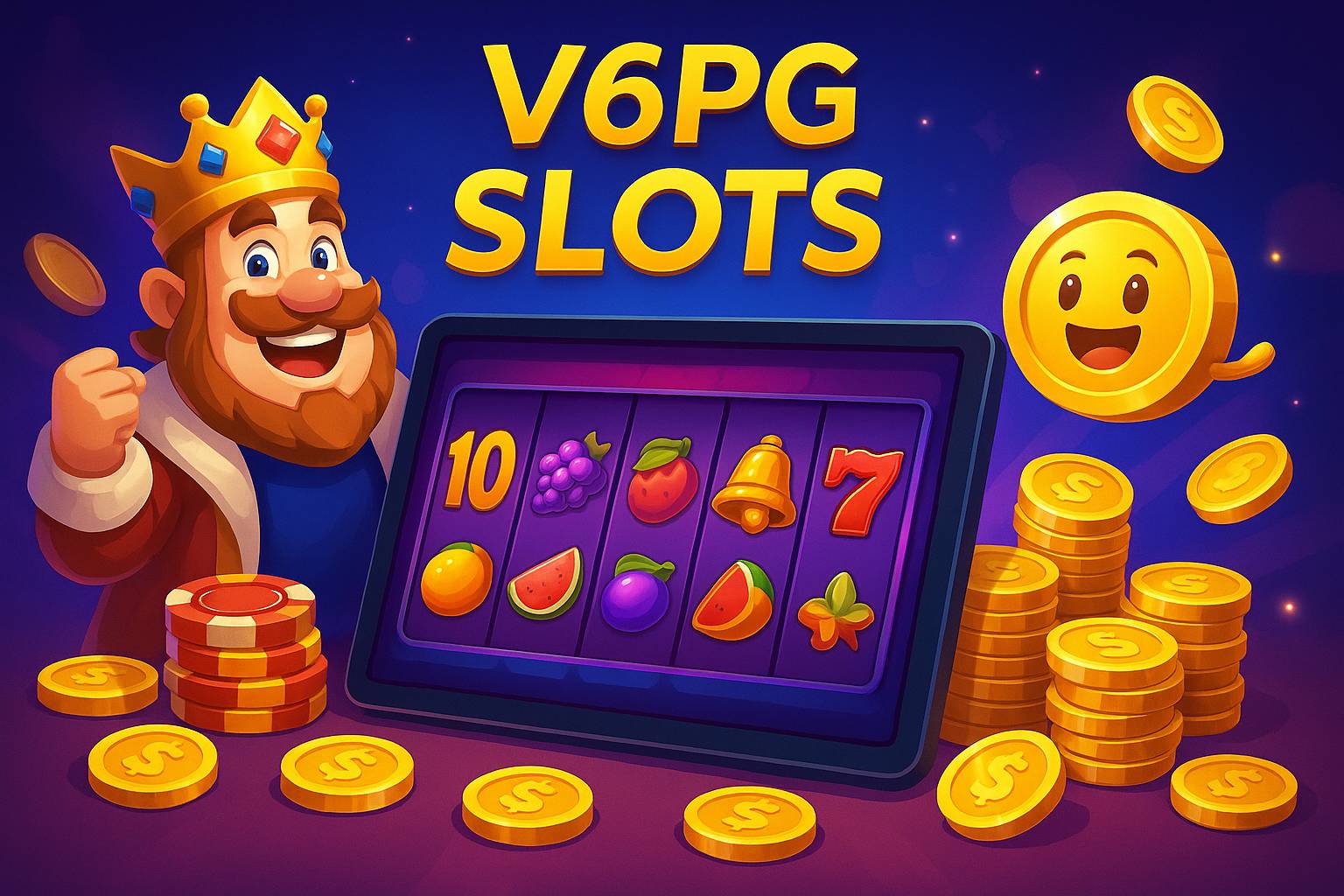 Explore o mundo das slot machines no V6PG Casino